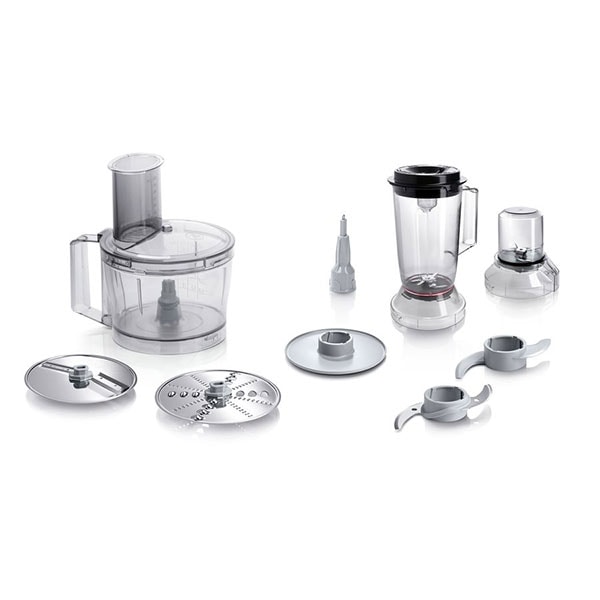 Robot de bucatarie BOSCH MultiTalent 3 MCM3501M, vas 2.3l, blender 1l, 800W, 2 trepte viteza, negru-argintiu