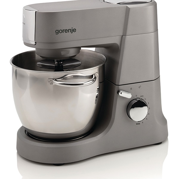 Robot de bucatarie GORENJE MMC1500AL, vas 5.5l, blender 1.5l, 1500W, 6 trepte viteza, argintiu