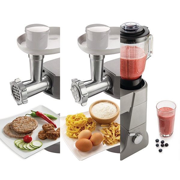 Robot de bucatarie GORENJE MMC1500AL, vas 5.5l, blender 1.5l, 1500W, 6 trepte viteza, argintiu