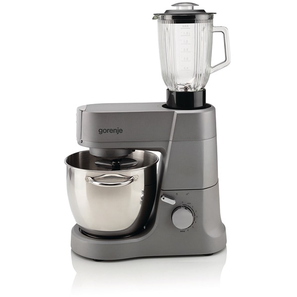 Robot de bucatarie GORENJE MMC1500AL, vas 5.5l, blender 1.5l, 1500W, 6 trepte viteza, argintiu