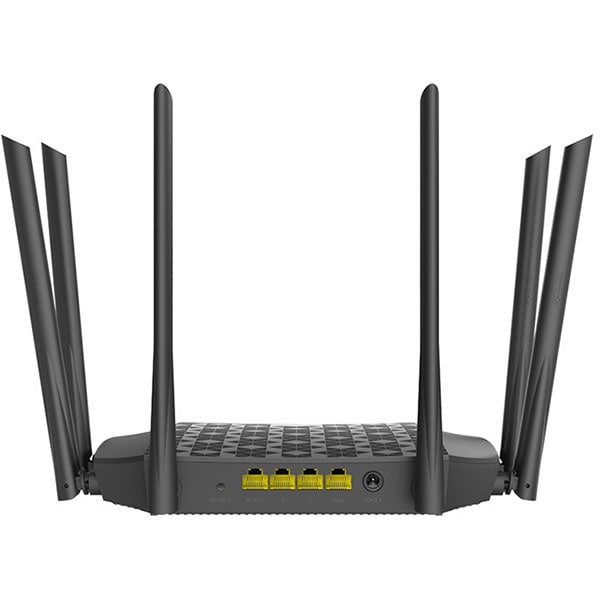 Router Wireless Gigabit TENDA AC21 AC2100, Dual-Band 300 + 1733 Mbps, negru