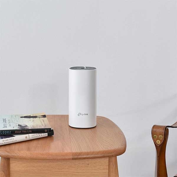 Sistem Wireless Mesh TP-LINK Deco E4, Dual Band 300 + 867 Mbps, 2 buc, alb