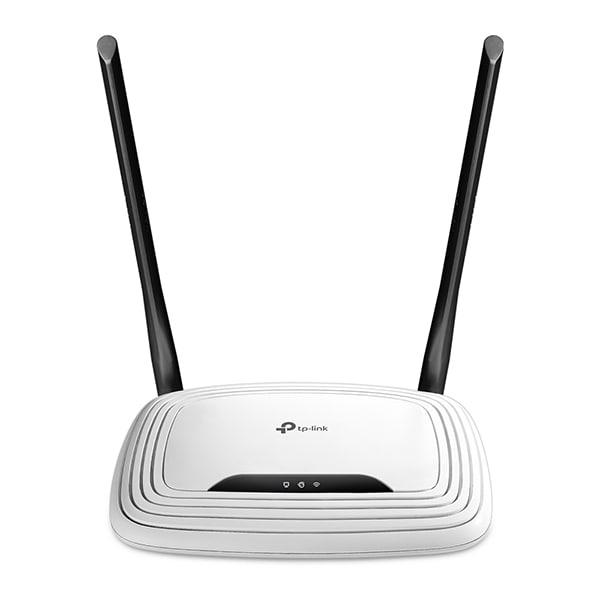 Engrave hydrogen mosaic Router wireless TP-LINK TL-WR841N, Single-Band 300Mbps, alb
