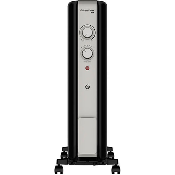 Calorifer electric ROWENTA Intesium Turbo BU2751F0, 12 elementi, 3 trepte putere, 2500W, negru-gri