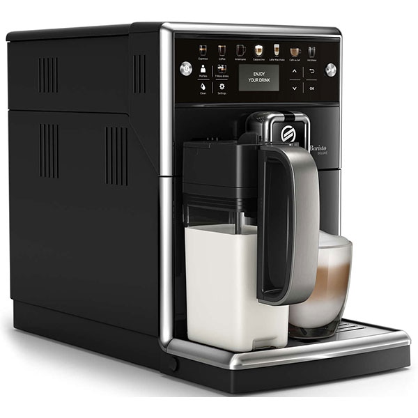 Espressor automat SAECO PicoBaristo Deluxe SM5570/10, 1.7l, Latte Perfetto, AquaClean, negru-argintiu