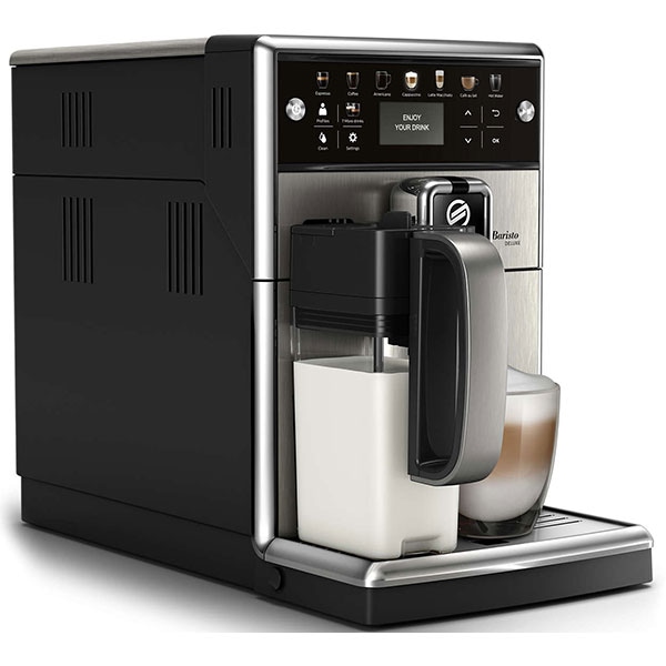 Espressor automat SAECO PicoBaristo Deluxe SM5573/10, 1.7l, Latte Perfetto, AquaClean, argintiu-negru