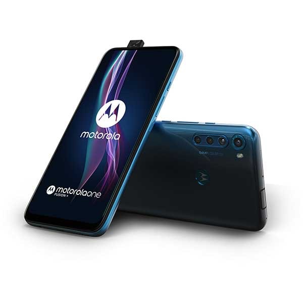 Telefon MOTOROLA One Fusion+, 128GB, 6GB RAM, Dual SIM, Twilight Blue