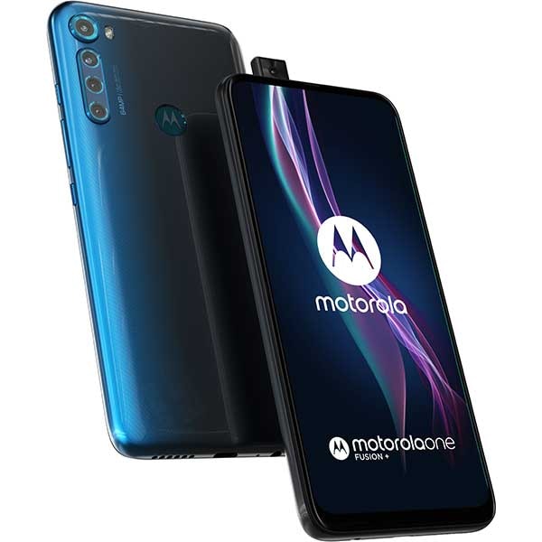 Telefon MOTOROLA One Fusion+, 128GB, 6GB RAM, Dual SIM, Twilight Blue
