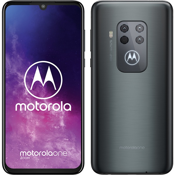 Telefon MOTOROLA One Zoom, 128GB, 4GB RAM, Dual SIM, Electric Gray