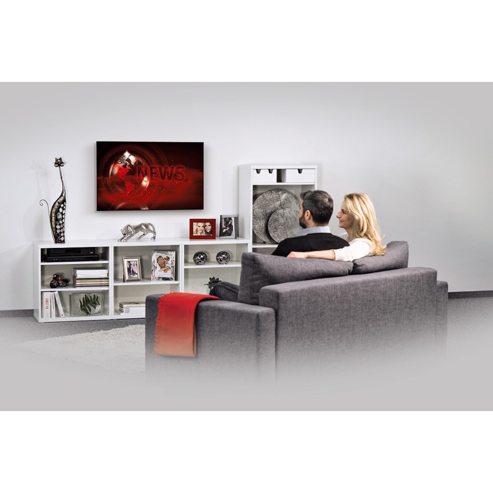 Suport TV perete HAMA 108771, fix, 37-56", 35kg, negru