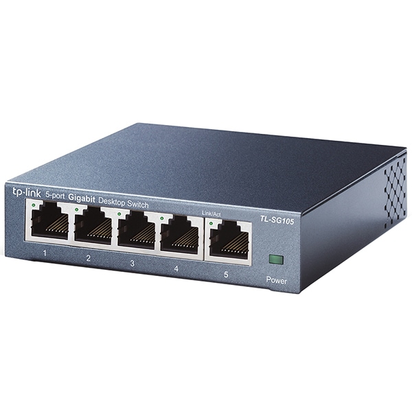 Switch TP-LINK TL-SG105, 5 porturi Gigabit, negru