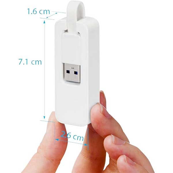 Adaptor Fast Ethernet - USB 2.0 TP-LINK UE200, albastru