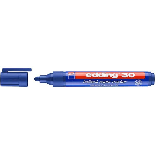 Set marker permanent EDDING 30, 1.5-3 mm, 4 culori
