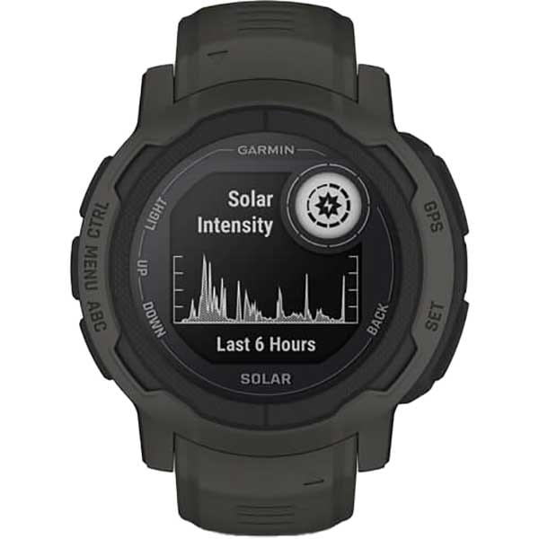 Smartwatch GARMIN Instinct 2 Solar 45mm, Android/iOS, silicon, Graphite