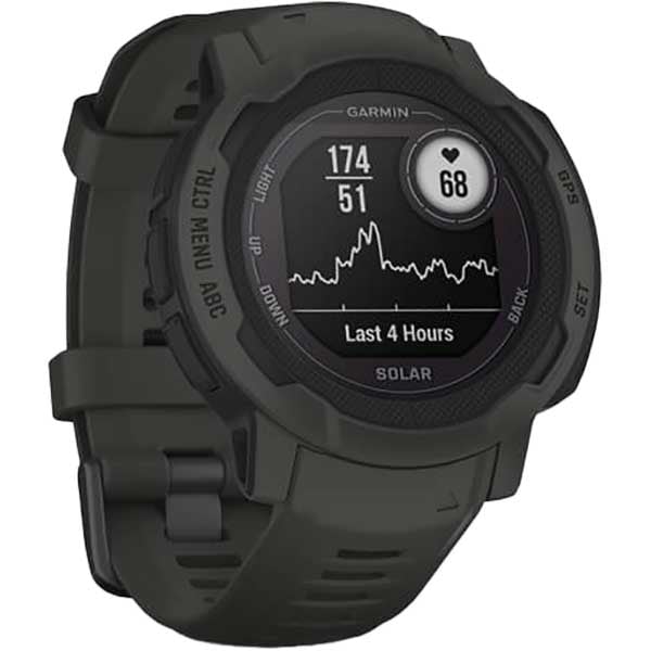 Smartwatch GARMIN Instinct 2 Solar 45mm, Android/iOS, silicon, Graphite