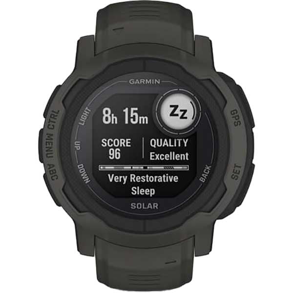 Smartwatch GARMIN Instinct 2 Solar 45mm, Android/iOS, silicon, Graphite