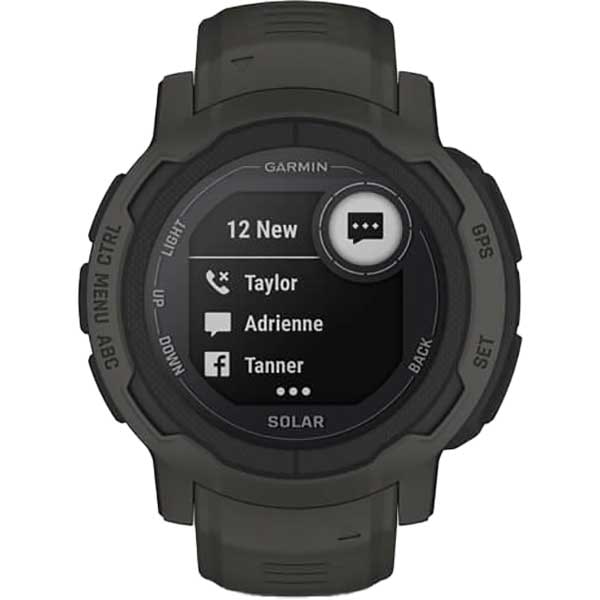 Smartwatch GARMIN Instinct 2 Solar 45mm, Android/iOS, silicon, Graphite