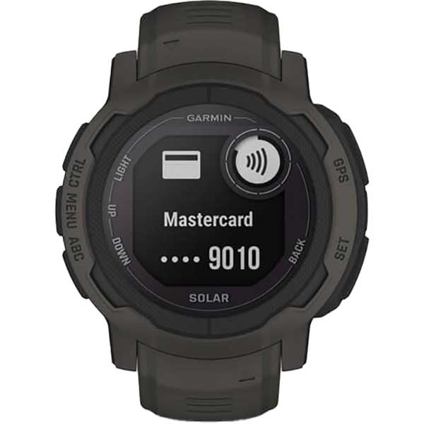 Smartwatch GARMIN Instinct 2 Solar 45mm, Android/iOS, silicon, Graphite