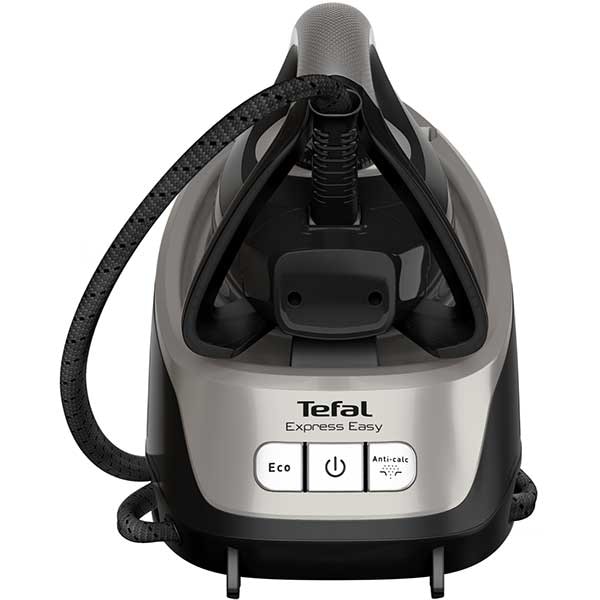 Statie de calcat TEFAL Express Easy SV6140E0, 2200W, 380g/min, 1.7l, talpa ceramica, negru-gri