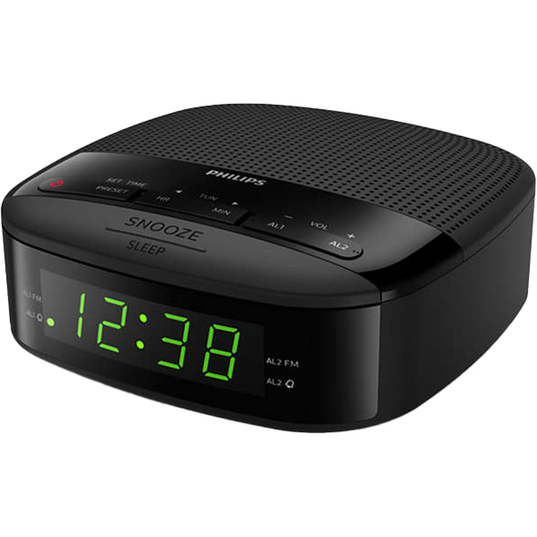 Radio cu ceas PHILIPS TAR3205/12, FM, negru