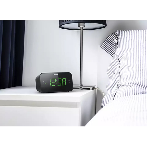 Radio cu ceas PHILIPS TAR3306/12, FM, negru