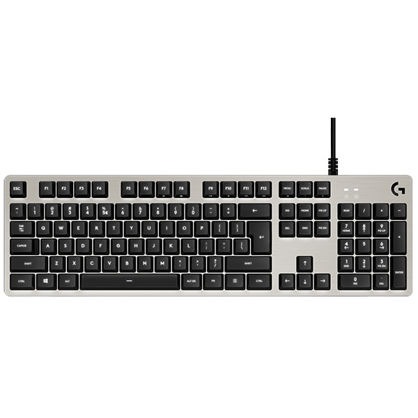 risk our Festival Tastatura Gaming mecanica LOGITECH G413 Silver White, Romer-G Switch, USB,  Layout US INT, argintiu