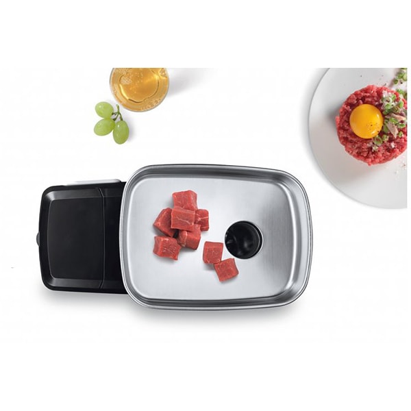 Masina de tocat carne BOSCH ProPower MFW68660, 4.3kg/min, 2200W, accesoriu carnati/suc de rosii/kebbe, argintiu-negru
