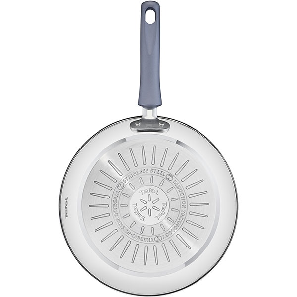 Tigaie TEFAL Grill Daily Cook G7314055, 26cm, otel, argintiu