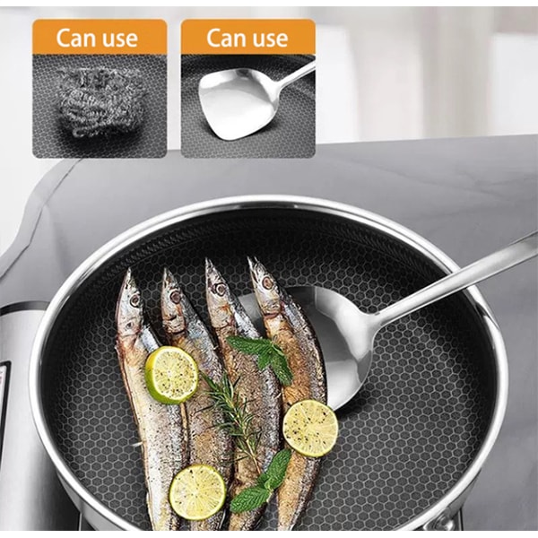 Tigaie MYRIA MC4002, 28cm, inox, argintiu
