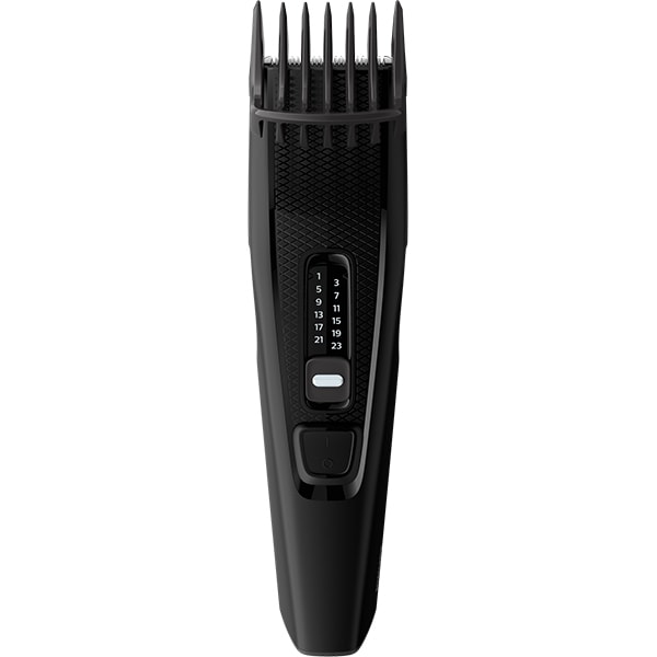 Aparat de tuns PHILIPS Series 3000 HC3510/15, retea, 13 trepte, 2 accesorii, negru