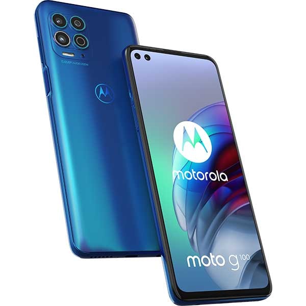 Telefon MOTOROLA Moto G100 5G, 128GB, 8GB RAM, Dual SIM, Iridescent Ocean