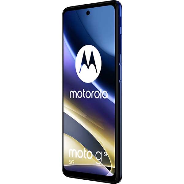 Telefon MOTOROLA Moto G51 5G, 64GB, 4GB RAM, Dual SIM, Indigo Blue