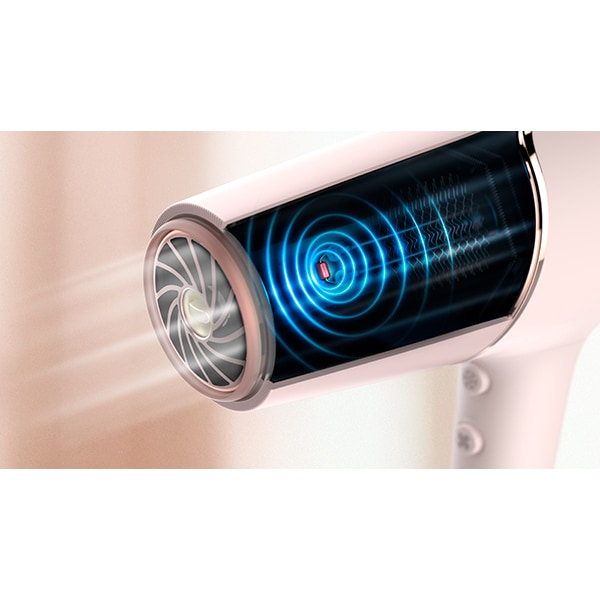 Uscator de par PHILIPS Seria 5000 BHD501/00, 2100W, 2 viteze, 3 trepte temperatura, alb