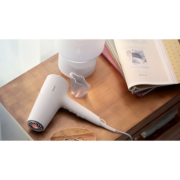 Uscator de par PHILIPS Seria 5000 BHD501/00, 2100W, 2 viteze, 3 trepte temperatura, alb