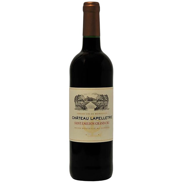 Vin rosu sec Chateau Lapelletrie Saint Emilion Grand Cru 2015, 0.75L - unul din cele mai bune vinuri in doi