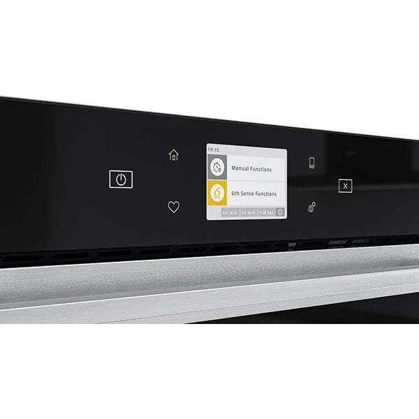Cuptor cu microunde incorporabil WHIRLPOOL W9 MD260 IXL, 6th Sense, 31l, 1000W, Grill, negru-inox