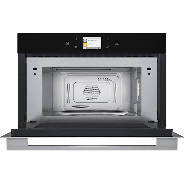 Cuptor cu microunde incorporabil WHIRLPOOL W9 MD260 IXL, 6th Sense, 31l, 1000W, Grill, negru-inox