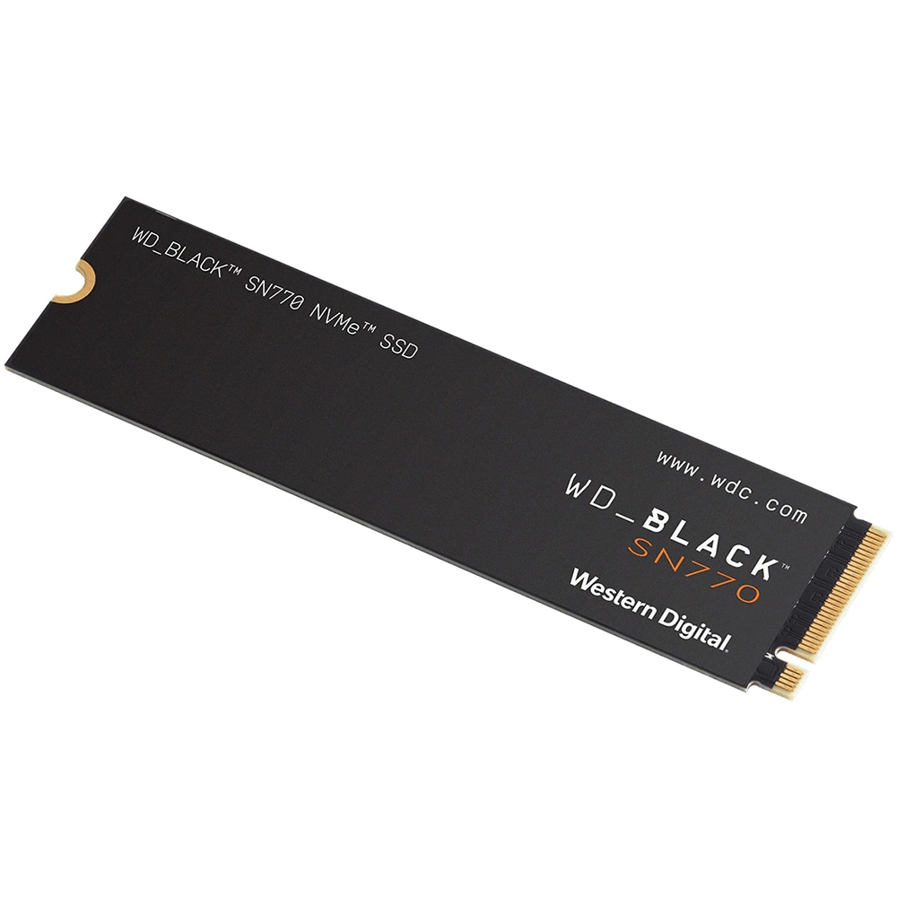 Solid-State Drive (SSD) WESTERN DIGITAL Black SN770, 1TB, PCI Express x4, M.2, WDS100T3X0E Solid-State Drive (SSD) WESTERN DIGITAL Black SN770, 1TB, PCI Express x4, M.2, WDS100T3X0E