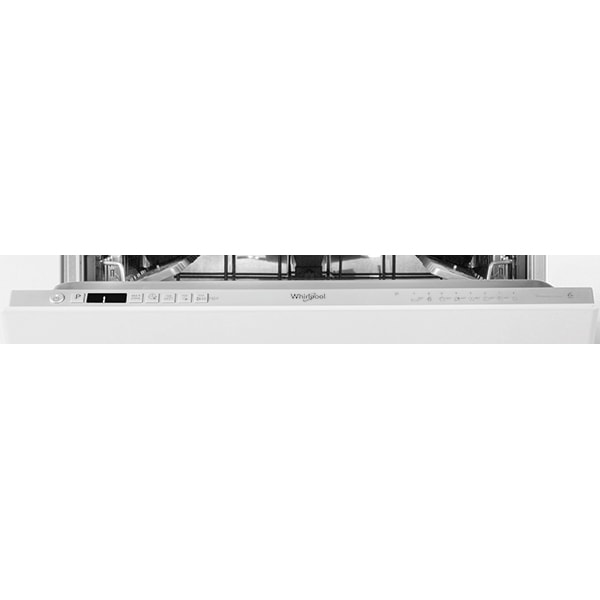Masina de spalat vase incorporabila WHIRLPOOL WIC 3C33 PFE, 14 seturi, 8 programe, 60 cm, Clasa D, panou comanda argintiu