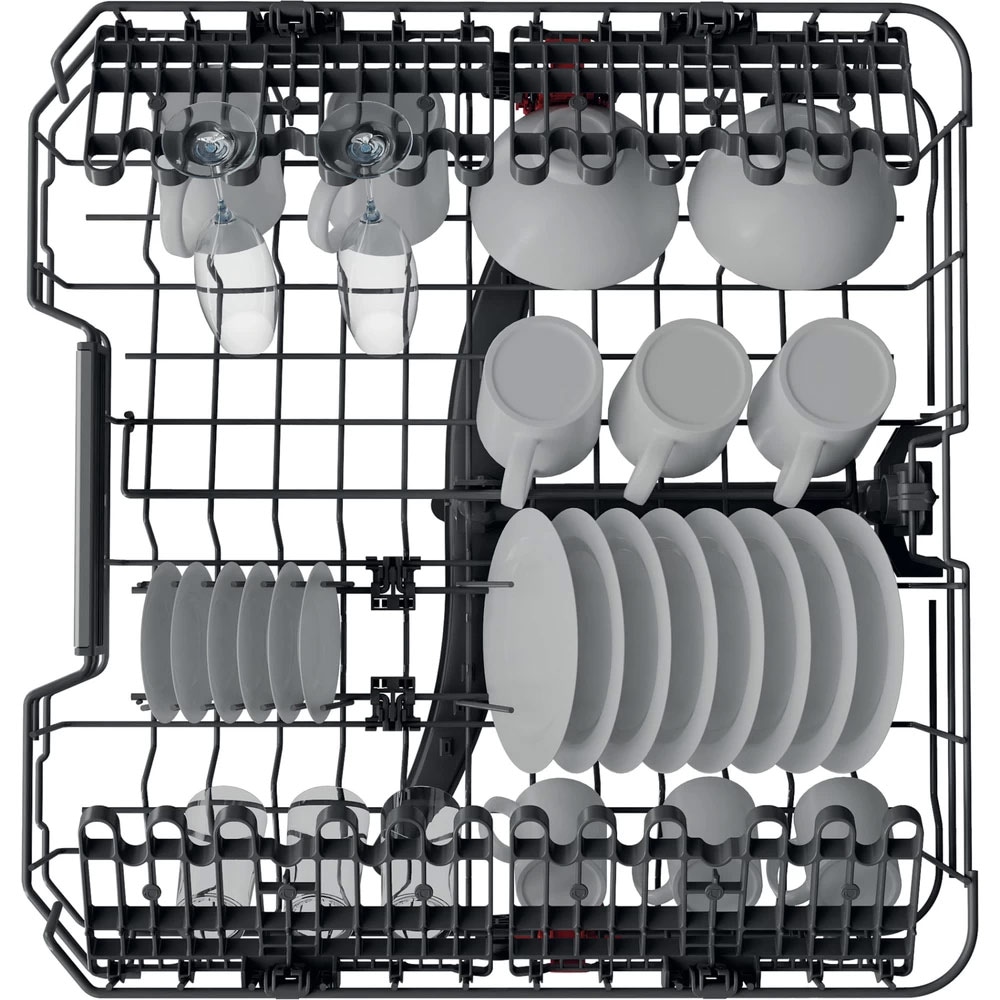 Masina de spalat vase incorporabila WHIRLPOOL WIO 3O540 PELG, 14 seturi, 10 programe, 60 cm, Clasa B, panou comanda inox