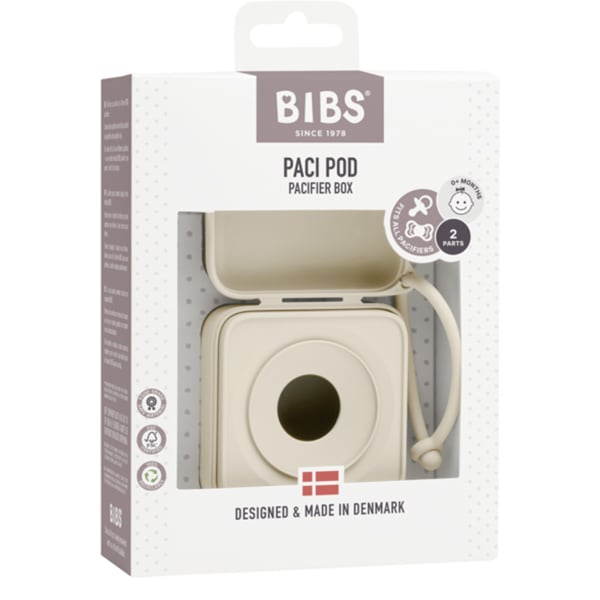 Cutie depozitare suzeta BIBS 4200216, 0 luni+, ivoire