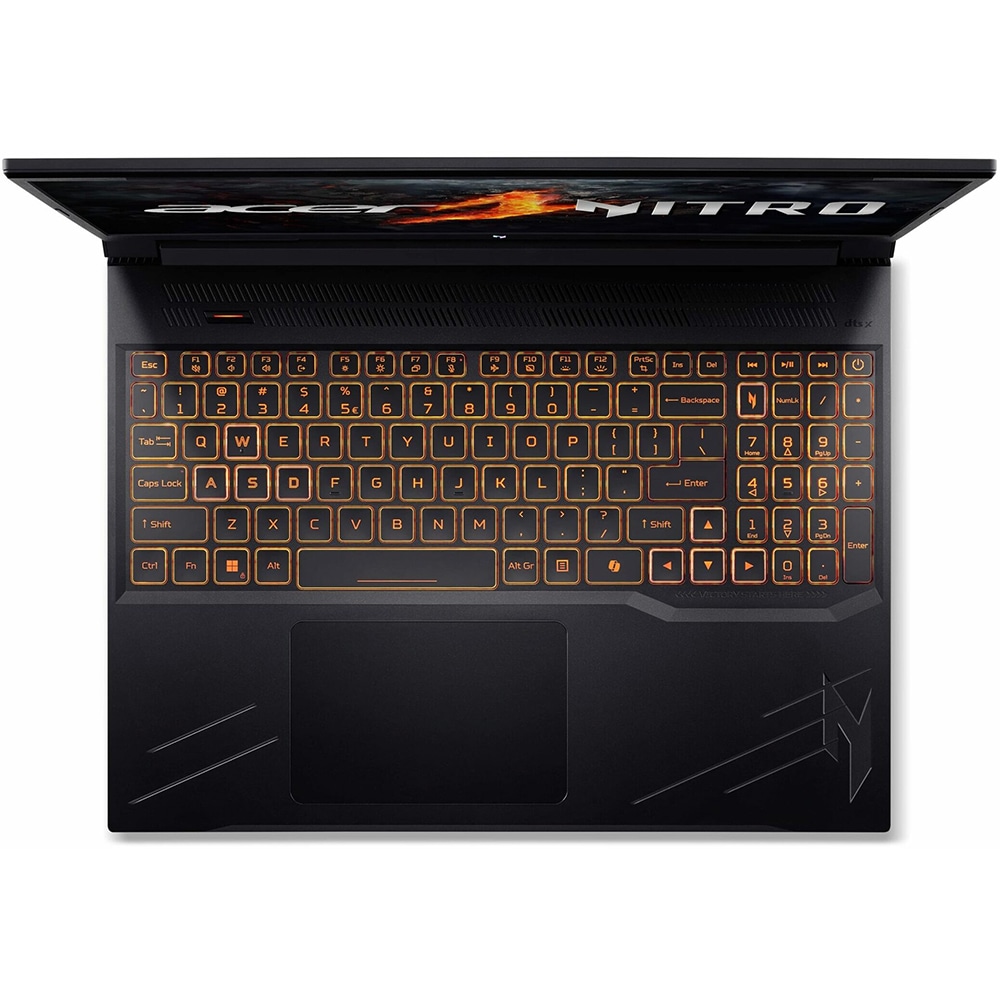 Laptop Gaming ACER Nitro V16 ANV16-41-R4BF, AMD Ryzen 7 8845HS pana la 5.1GHz, 16" WUXGA, 16GB, SSD 512GB, NVIDIA GeForce RTX 4060 8GB, Free DOS, negru