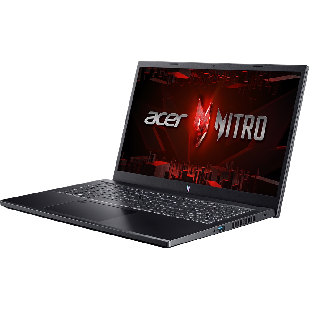 Laptop Gaming ACER Nitro V 15 ANV15-51-75AC, Intel Core i7-13620H pana la 4.9GHz, 15.6" FHD, 16GB, SSD 512GB, NVIDIA GeForce RTX 4050 6GB, Free DOS, negru