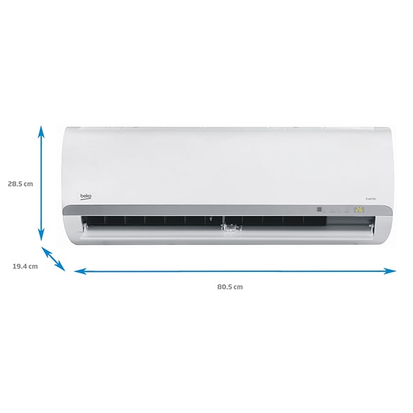 Aer conditionat BEKO BRVPF120, 12000 BTU, A++/A+, Functie Incalzire, Inverter, kit instalare inclus, alb