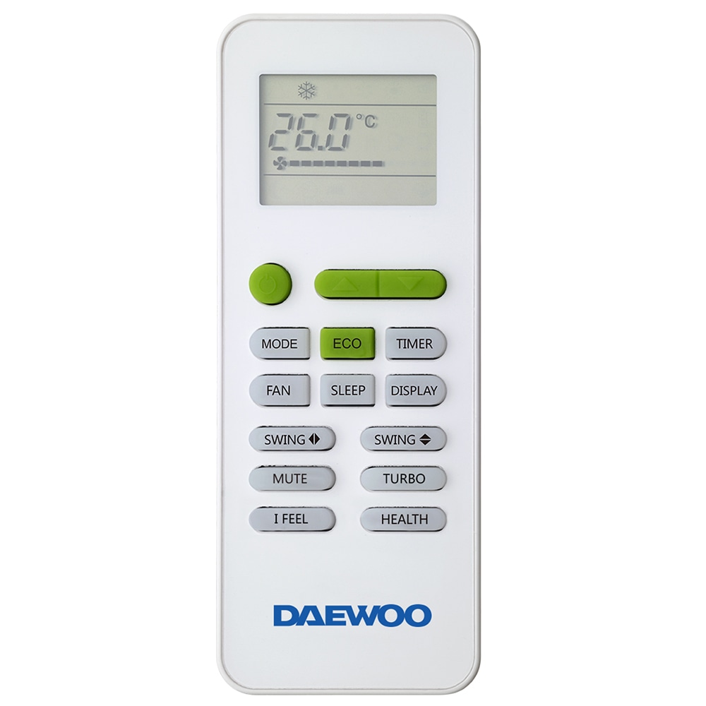 Aer conditionat DAEWOO DAC-12CHSDW-NK, A++/A+++, 12000 BTU, Wi-Fi, Functie Incalzire, Inverter, Afisaj, alb