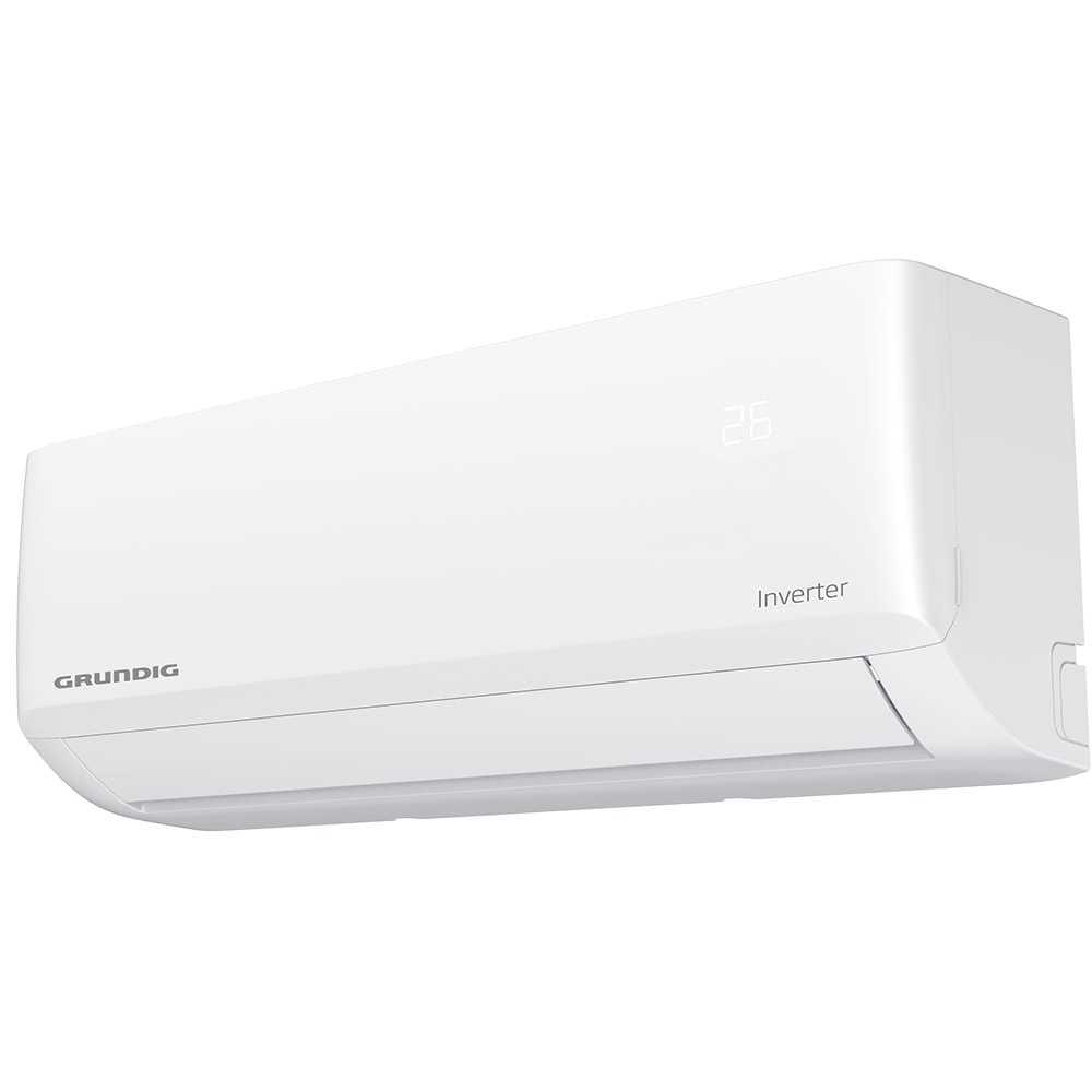 Aer conditionat GRUNDIG GEHPK125,12000 BTU, A++/A+, Wi-Fi, Functie Incalzire, Inverter, kit instalare inclus, alb