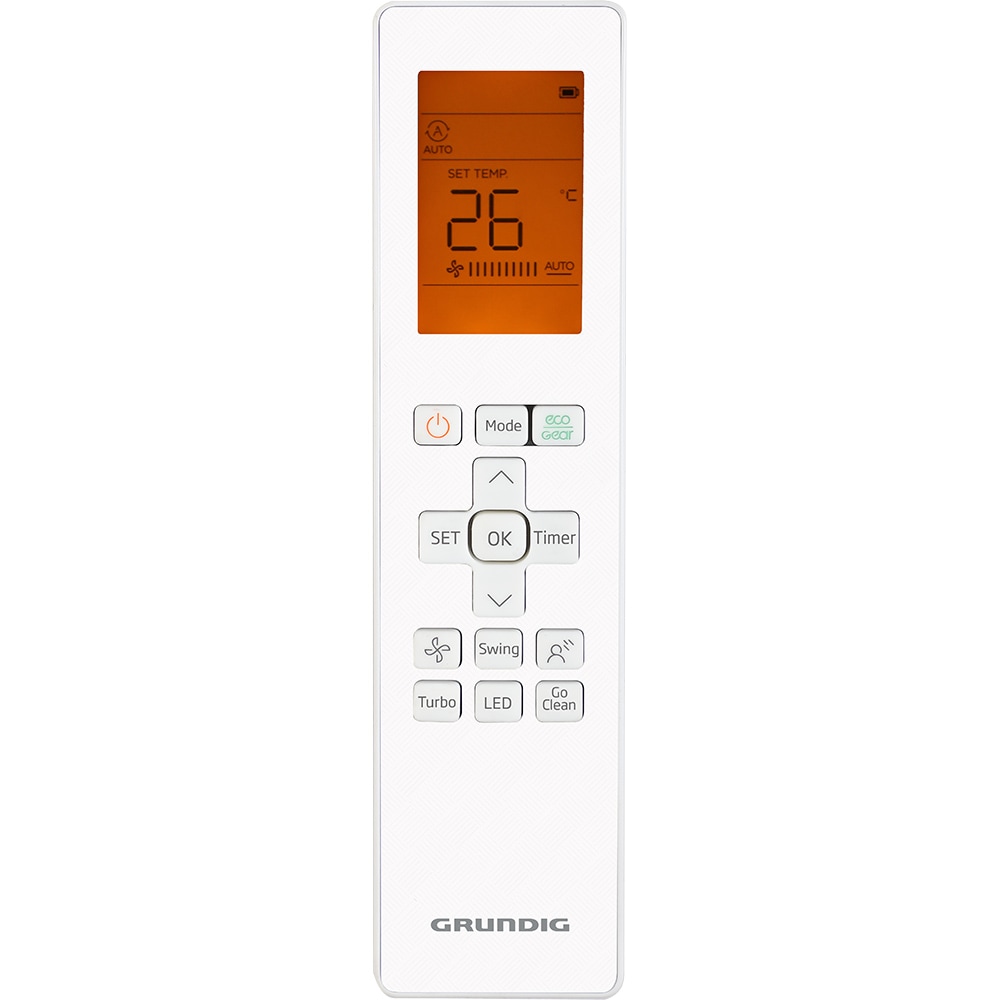 Aer conditionat GRUNDIG GEHPK125,12000 BTU, A++/A+, Wi-Fi, Functie Incalzire, Inverter, kit instalare inclus, alb