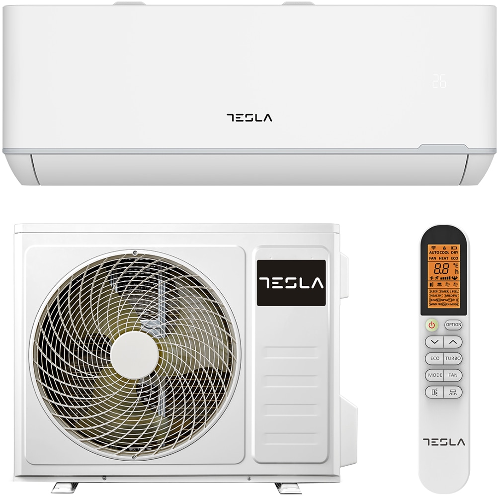 Aer conditionat TESLA Superior TT51TP21-1832IAWUV, 18000 BTU, A++/A+, Functie incalzire, Wi-Fi, alb