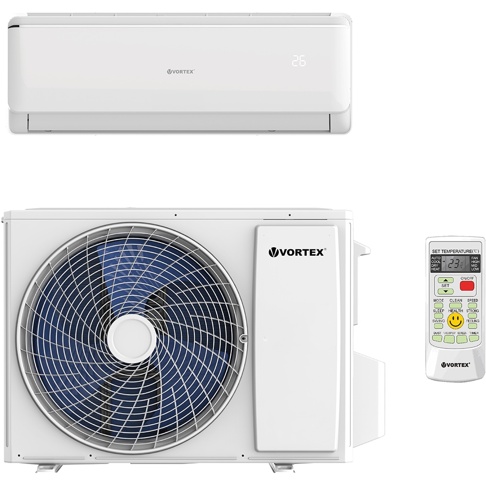 Aer conditionat VORTEX VAI1223FFWR, 12000 BTU, A++/A+, Wi-Fi Ready, Inverter, Functie Incalzire, kit instalare inclus, alb