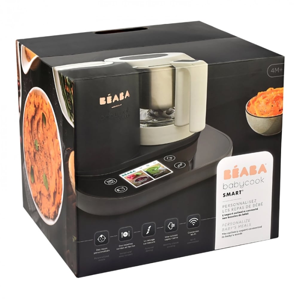 Robot BEABA Babycook Smart Wi-Fi B912860, 1250ml, negru-alb
